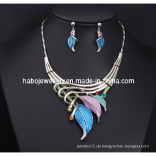 Glory Leaf Halskette Set / Modeschmuck Set (XJW13202)